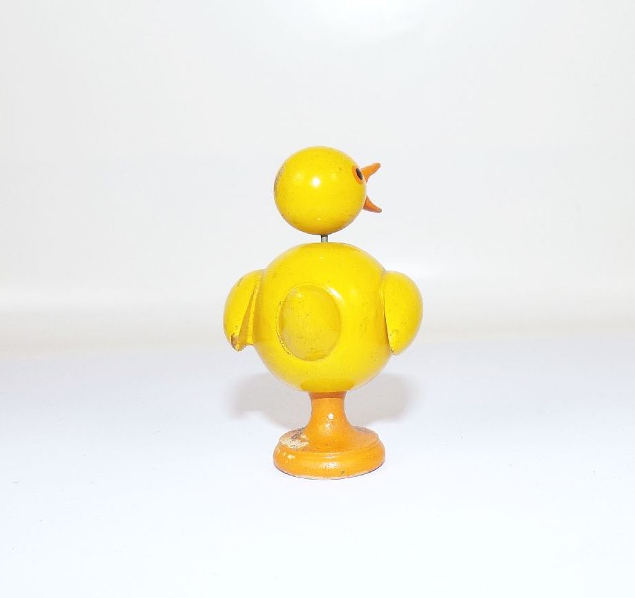 Alter Vogel Erzgebirge Vogelgesang Gelb Spielzeug