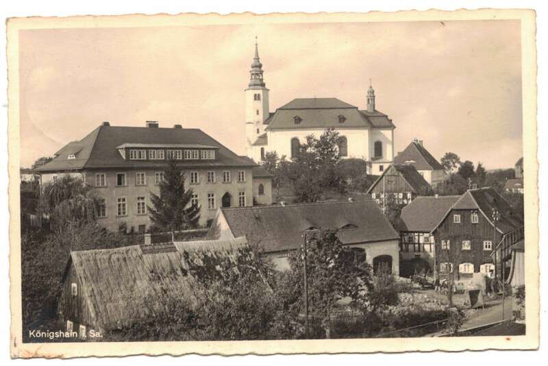 Ak Königshain bei Görlitz 1940