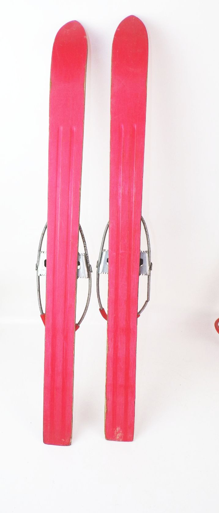 DDR Kinderski Höhnberg MULTIPL 4 KS720 Rot mit Stöcken