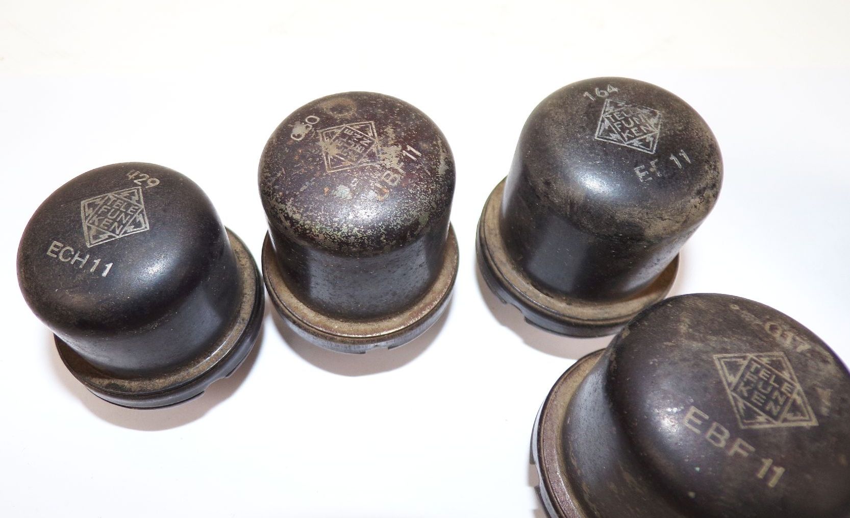 5 x Telefunken Röhren UBF11 ECH11 EBF11 EF11 tubes