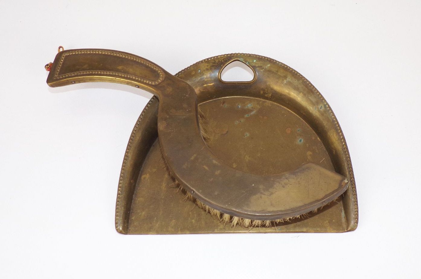 Altes Kehrgarnitur Handfeger Kehrschaufel Messing Deko Altes Kehrgarnitur Handfeger Kehrschaufel Messing Deko