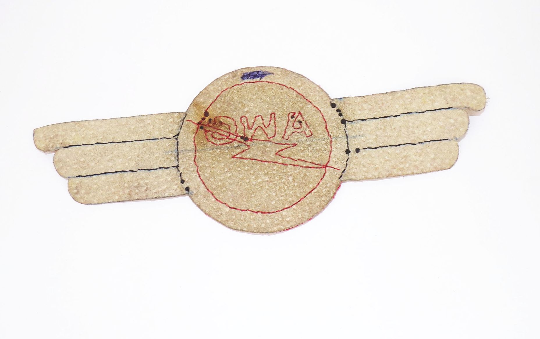 Alter Awo Aufnäher Emblem XL Motorrad Kutten patch DDR Oldtimer 