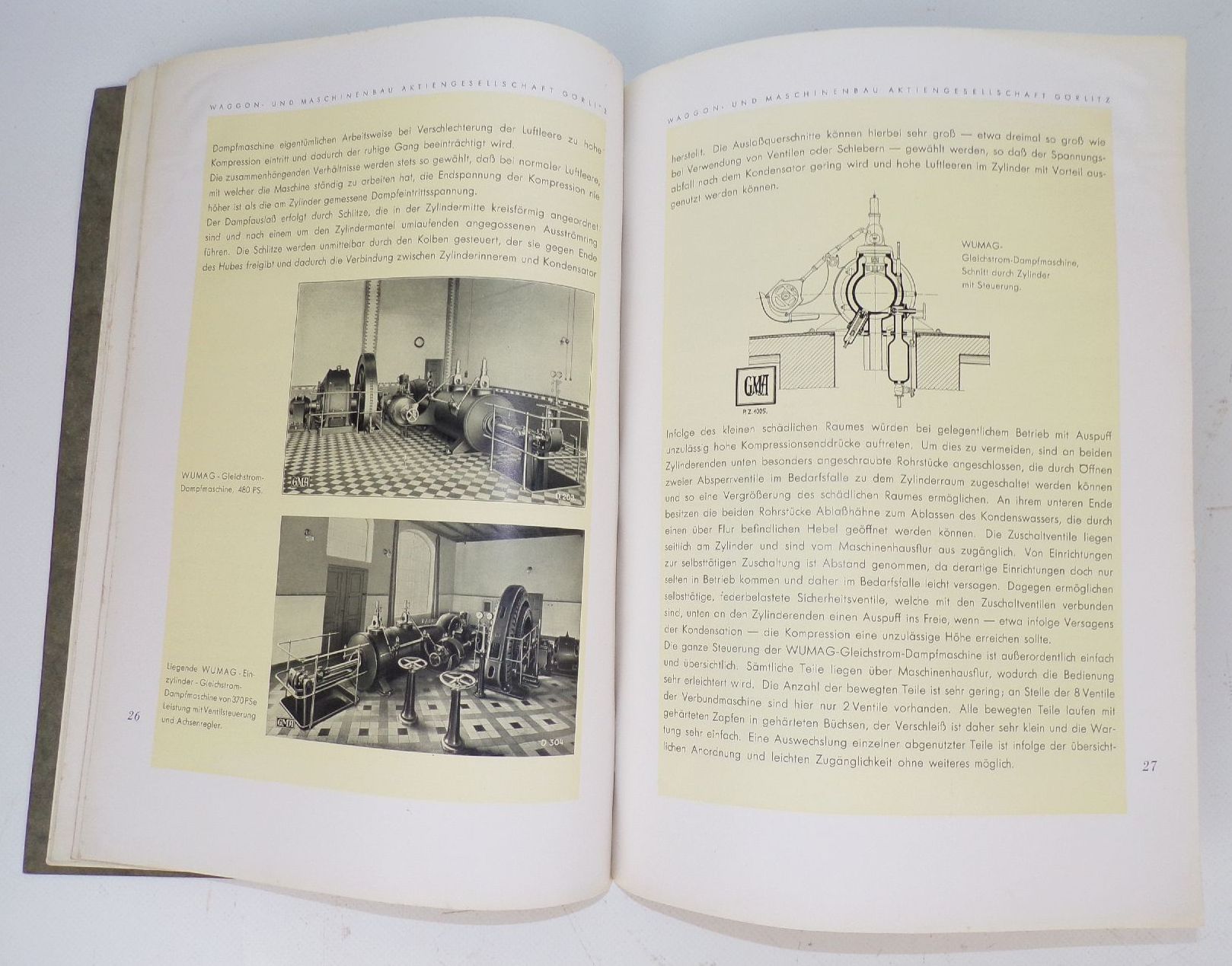 Wumag Görlitz Dampf Turbinen Dieselmotoren um 1933 Konvolut