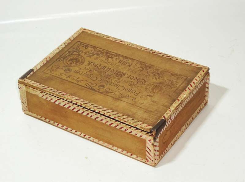 Stollwerck Zigarrenkiste feine Chocoladen Zigarren Schokolade Köln um 1910