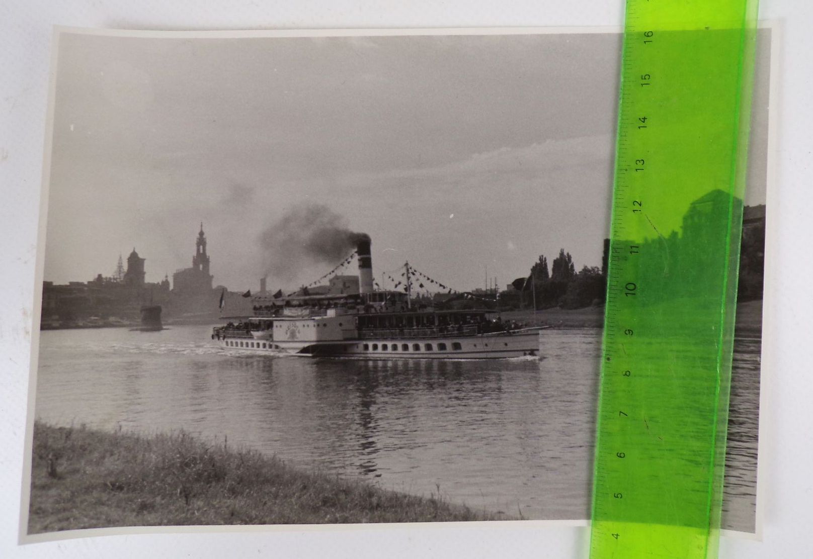 Foto Lot Raddampfer Elbe Dampfschiff 1950 1960er Dresden