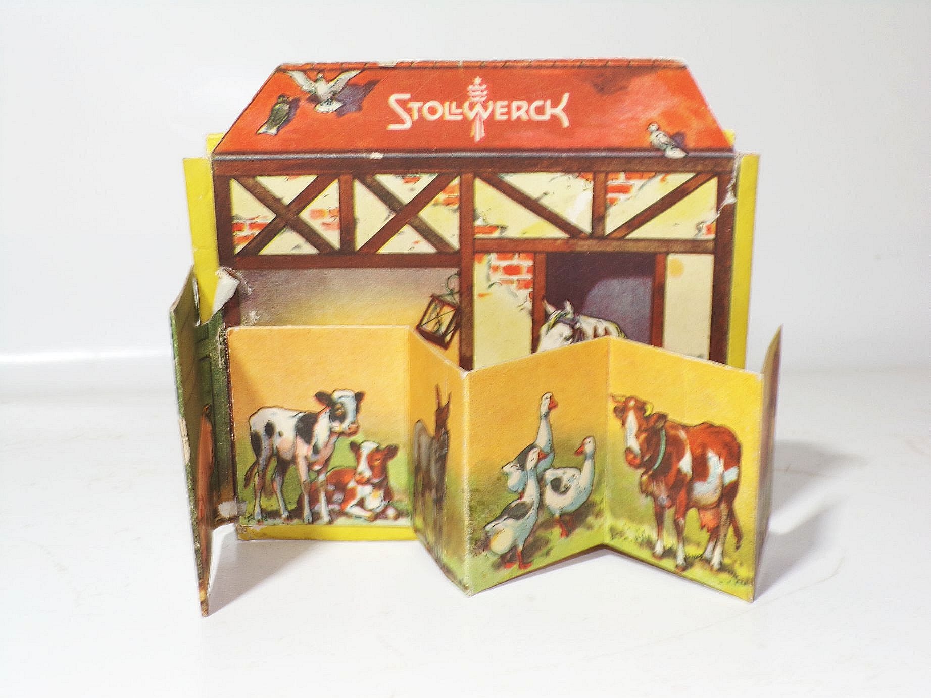 Stollwerck Schaupackung Vintage Reklame