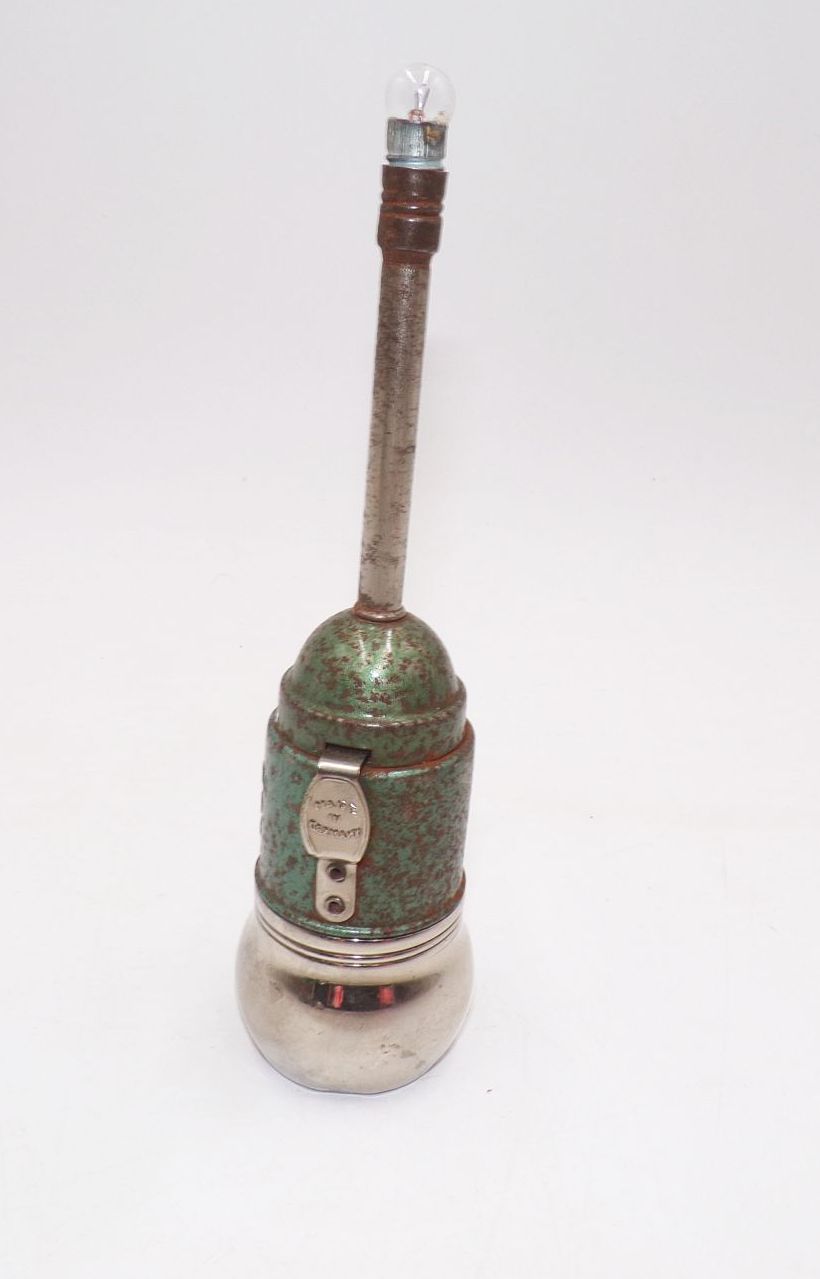 Alte Daimon 9089 Taschenlampe umgebautes Feuerzeug Kurios 