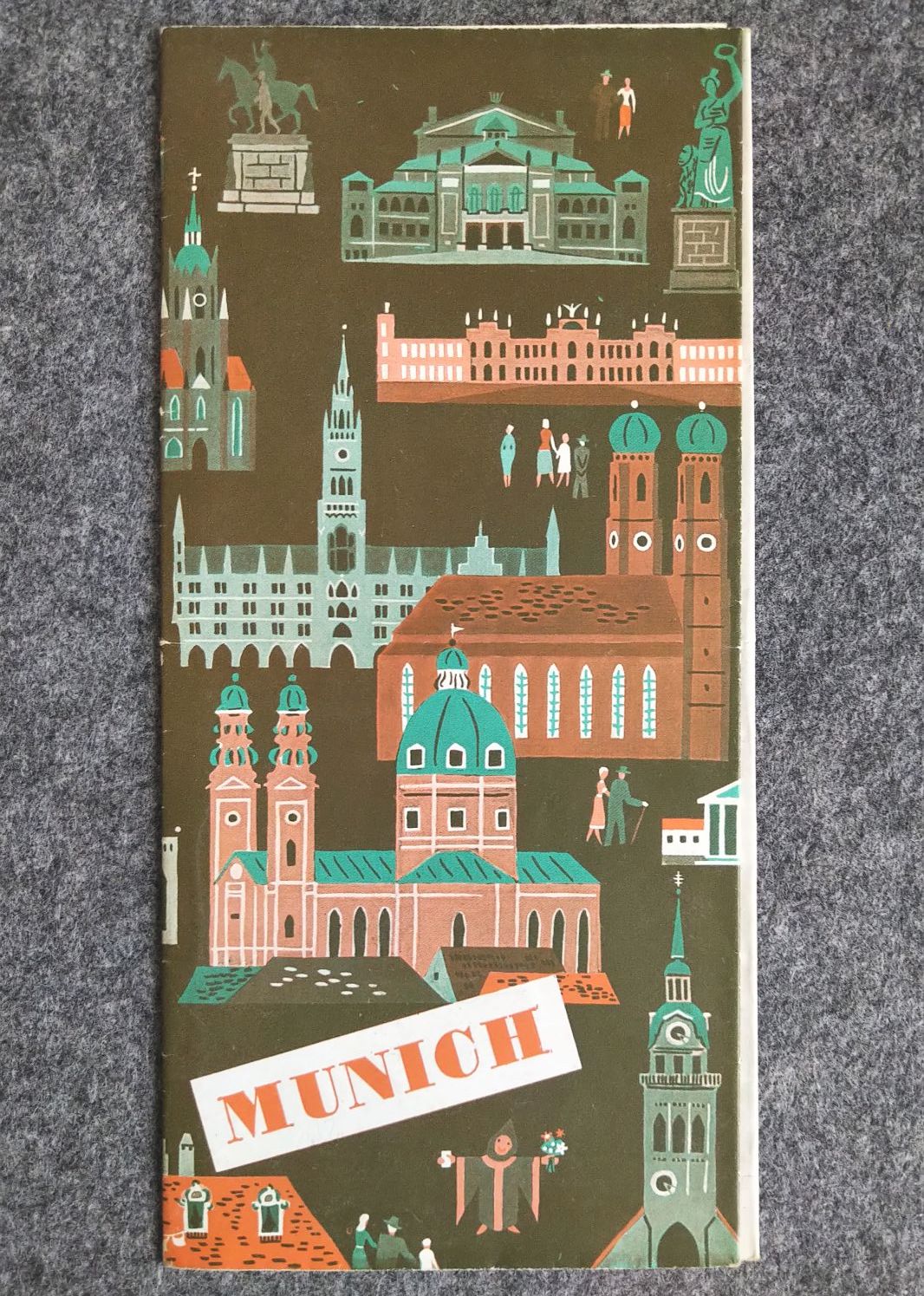 Prospekt Munich altes Werbeblatt München Prospekt Munich altes Werbeblatt München