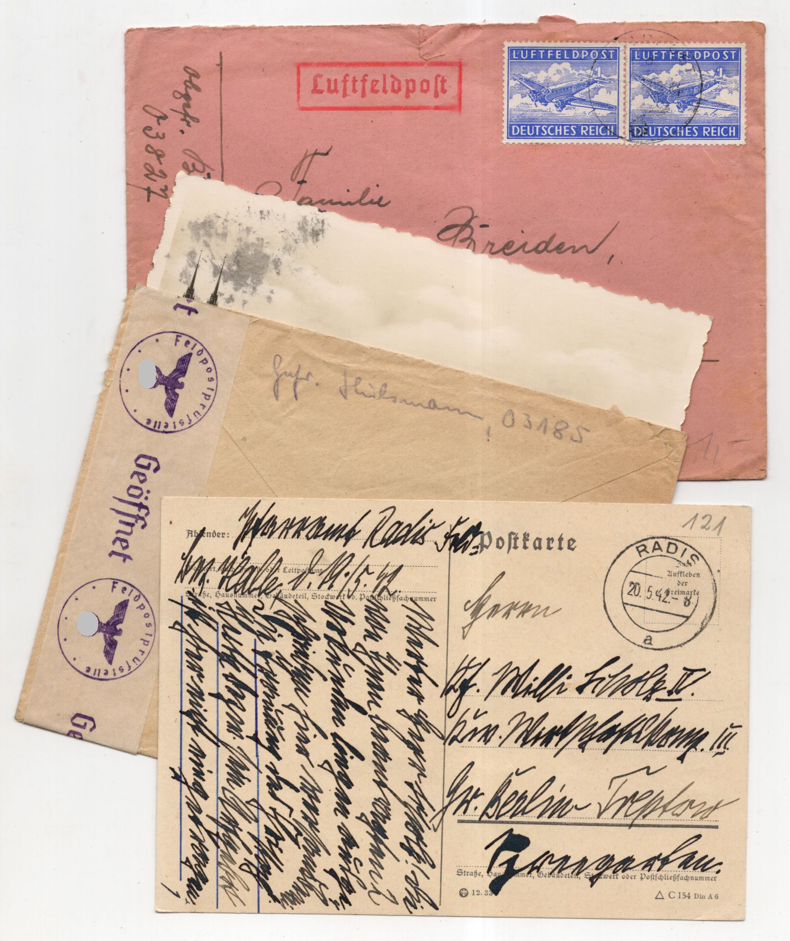 Konvolut Feldpostbriefe 2 Wk Stempel aus Sammler Nachlass Konvolut Feldpostbriefe 2 Wk Stempel aus Sammler Nachlass