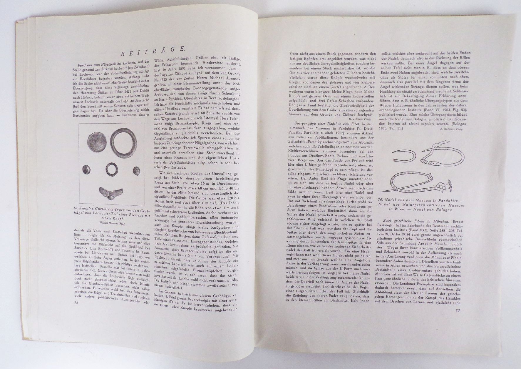 Berichte aus dem Knopf Museum Heinrich Waldes Prag Wrschowitz 4 Heft 1917 Berichte aus dem Knopf Museum Heinrich Waldes Prag Wrschowitz 4 Heft 1917