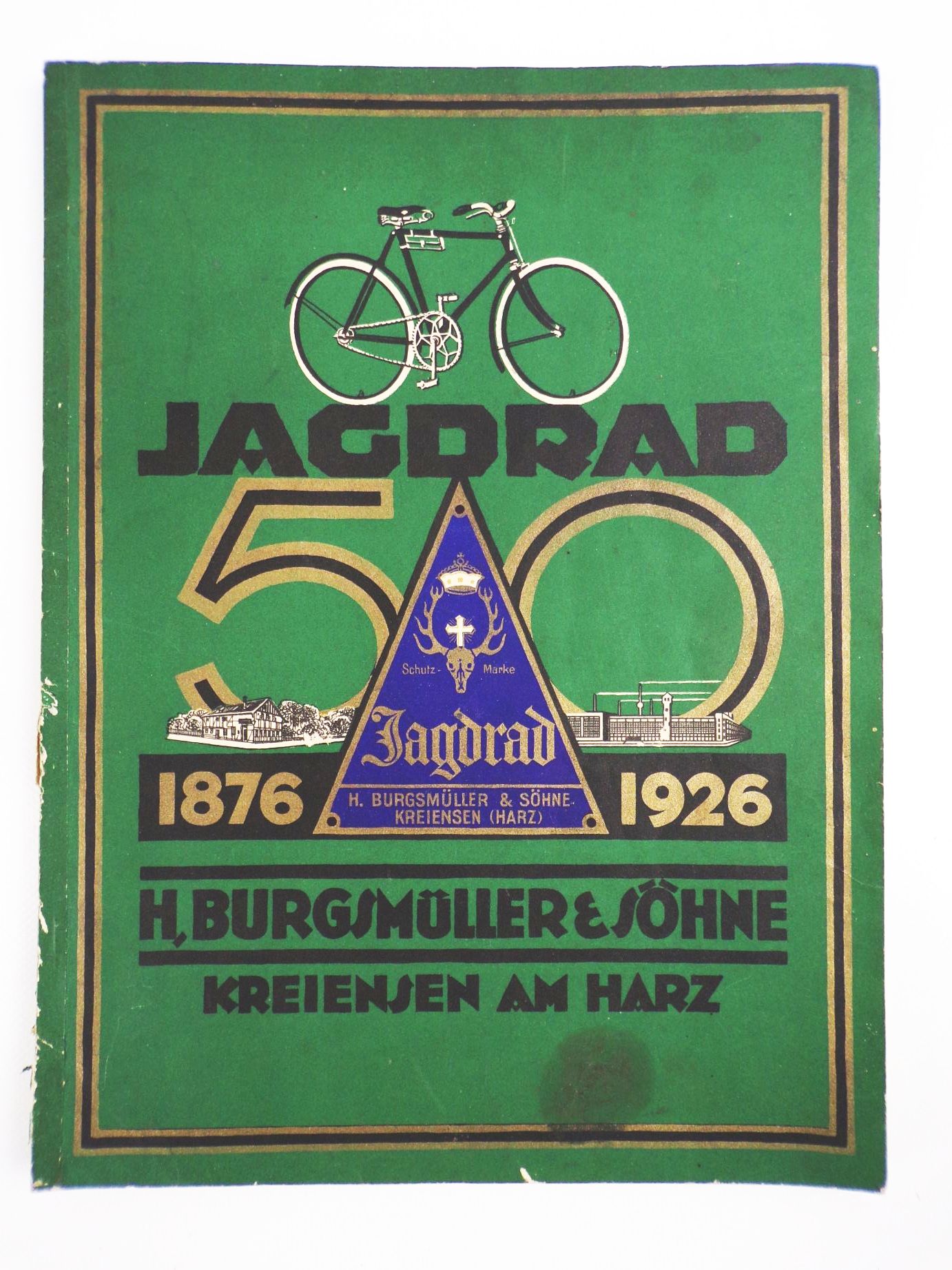 Katalog Jagdrad Burgsmüller und Söhne Fahrrad Waffen Uhren 1926