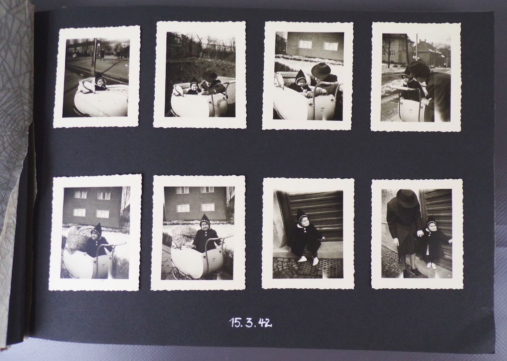 Altes Fotoalbum Kinderheit Urlaub Trassenheide VW Käfer Auto Altes Fotoalbum Kinderheit Urlaub Trassenheide VW Käfer Auto