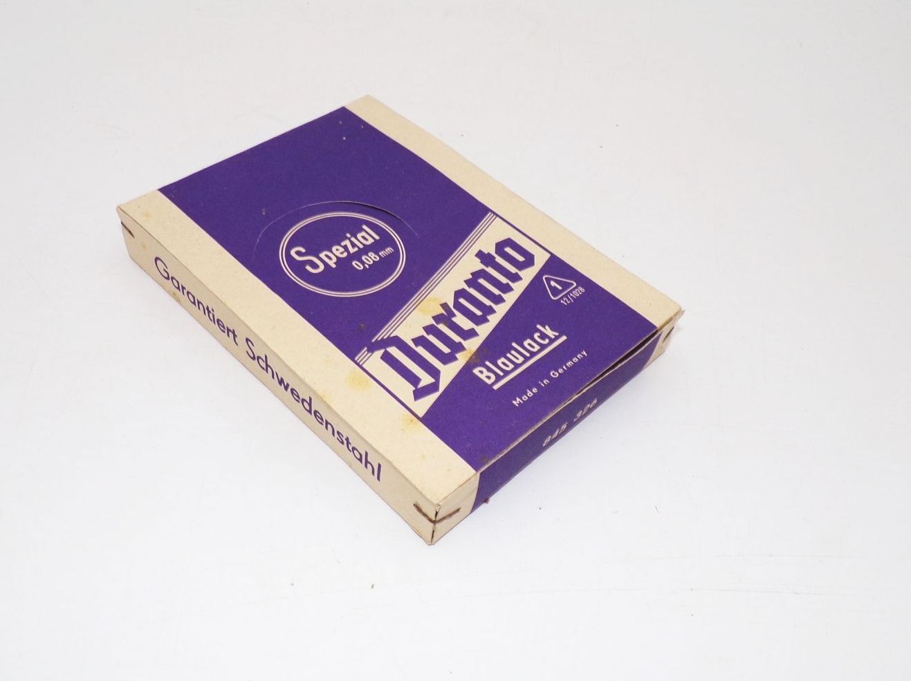 Alte Rasierklingen Duranto Blaulack 140 Stück razor blades 
