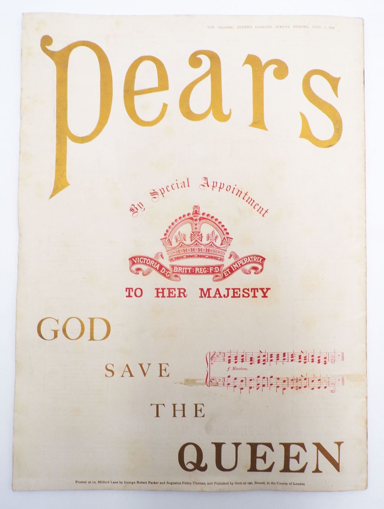 The Queen Diamond Jubilee Number Graphic Victoria 1897 Zeitschrift