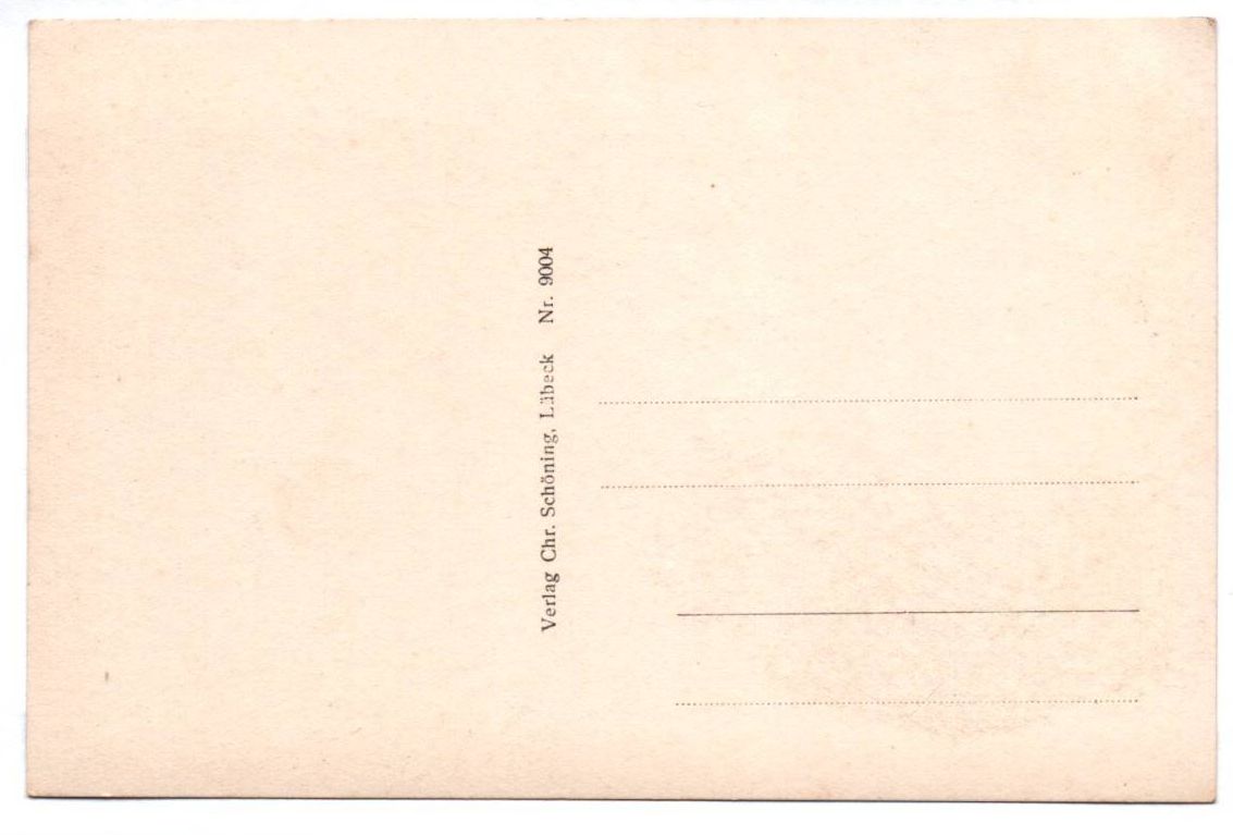 Ansichtskarte Schwerin Brunnen Errettung aus Seenot 1930er Ak