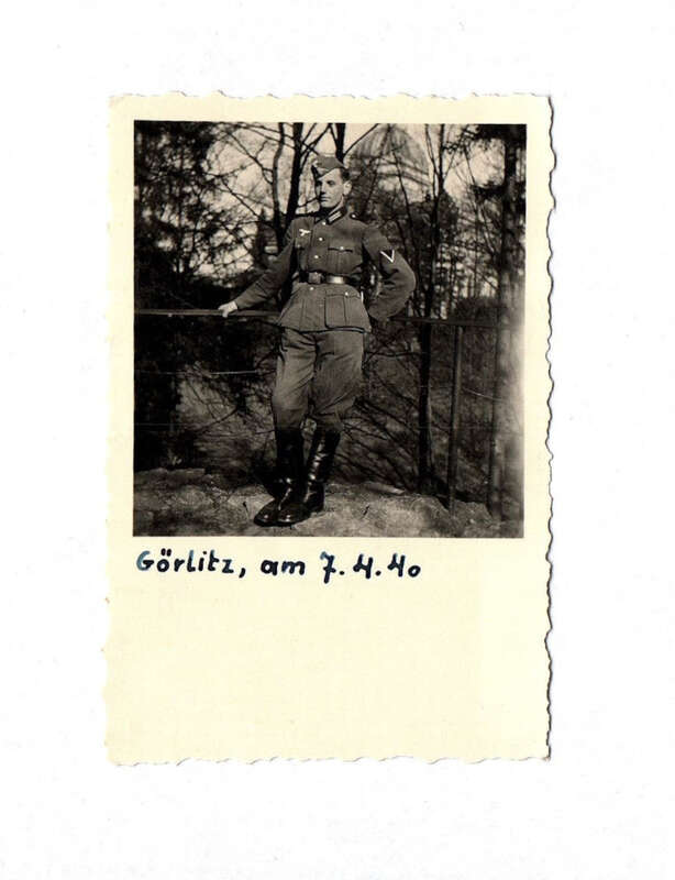 Foto Soldat Görlitz am 07.04.1940