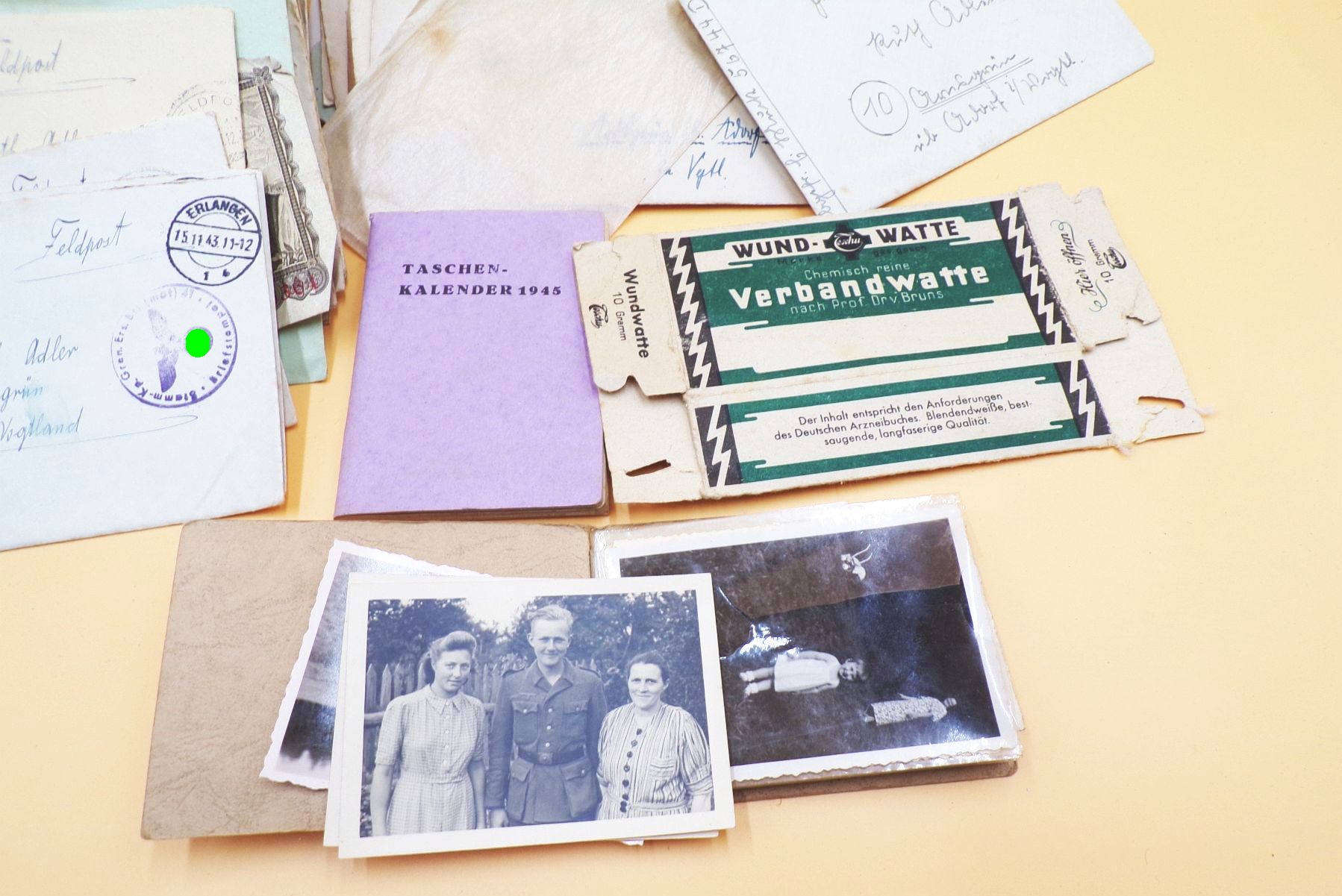 Feldpost Nachlass Fpnr 56744 Italien 1944 L55586 bis 1945 