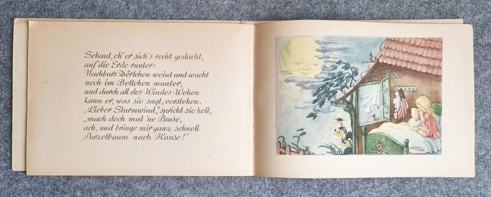 Purzelbäumlein Kinderbuch mit Bildern und Versen altes Bilderbuch Purzelbäumlein Kinderbuch mit Bildern und Versen altes Bilderbuch