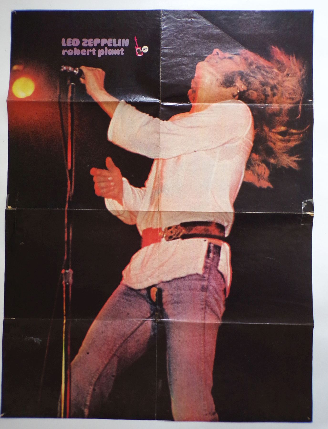 Altes Best Poster Robert Plant Led Zeppelin Joe Cocker Vintage Altes Best Poster Robert Plant Led Zeppelin Joe Cocker Vintage
