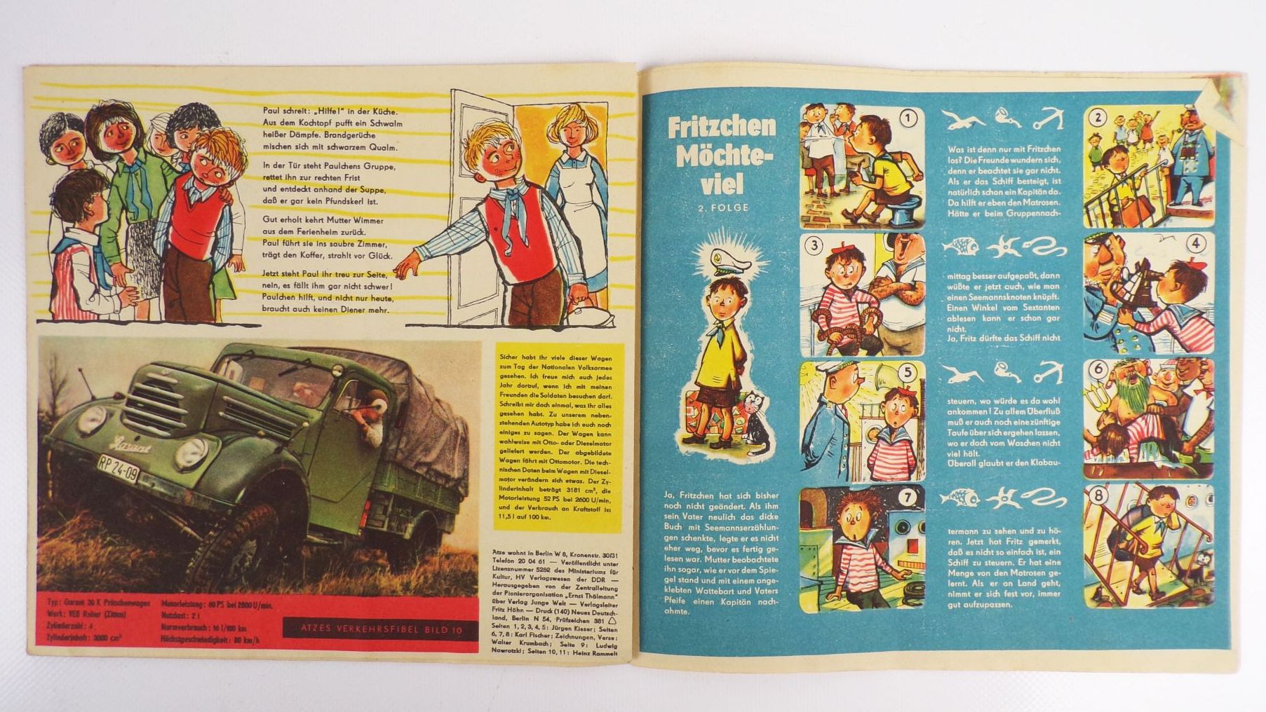 Atze Jahrgang 1960 Nummer 3 mit Fix und Fax Comic 