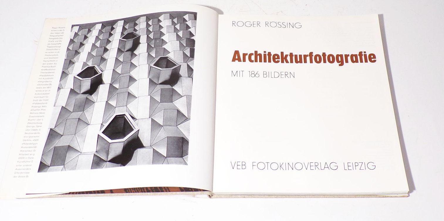 Architekturfotografie Roger Rössing 1981 DDR Buch 
