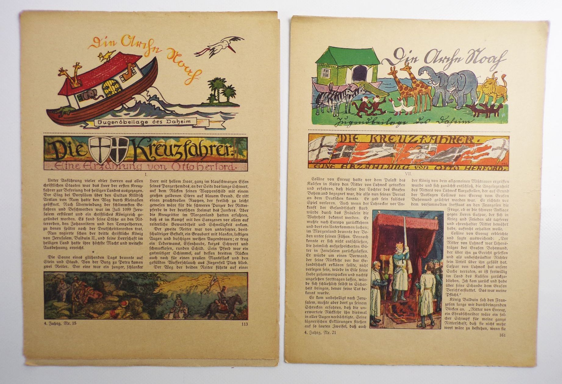 Die Arche Noah Jugendbeilage des Daheim Kinderzeitung Die Arche Noah Jugendbeilage des Daheim Kinderzeitung