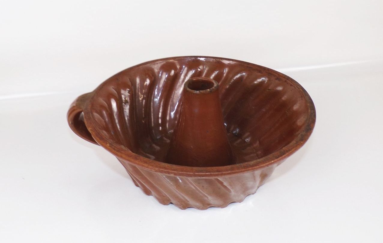 Alte Bachformen Keramik Gugelhupf Form Landhaus Deko 3 Stück