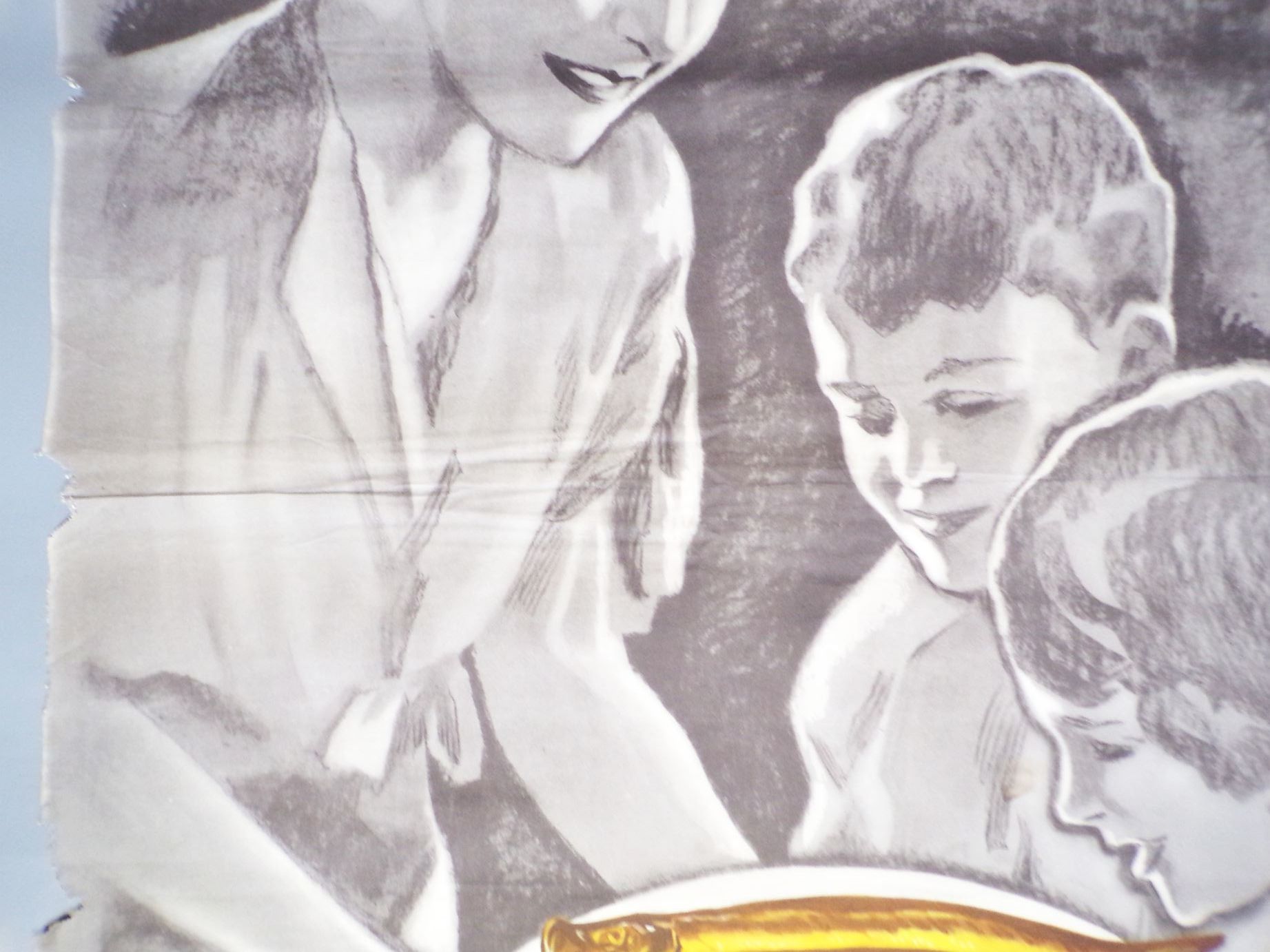 Plakat Fisch Reklame Bückling ein Genuss 1930 er Poster Vintage