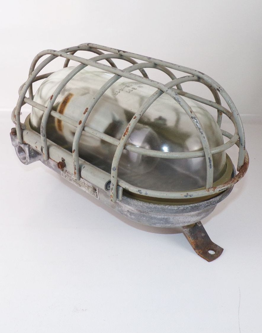 Alte Kellerlampe Bunkerlampe Gitter E27 Ex Loft Industrie Design Alte Kellerlampe Bunkerlampe Gitter E27 Ex Loft Industrie Design