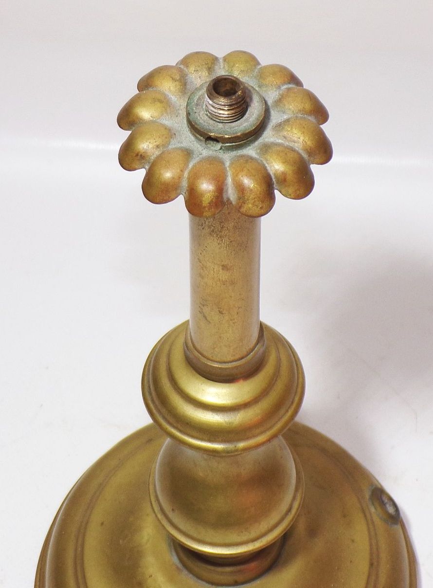 Alter Lampenfuss Messing Ersatzfuss für Tischlampe Leuchte