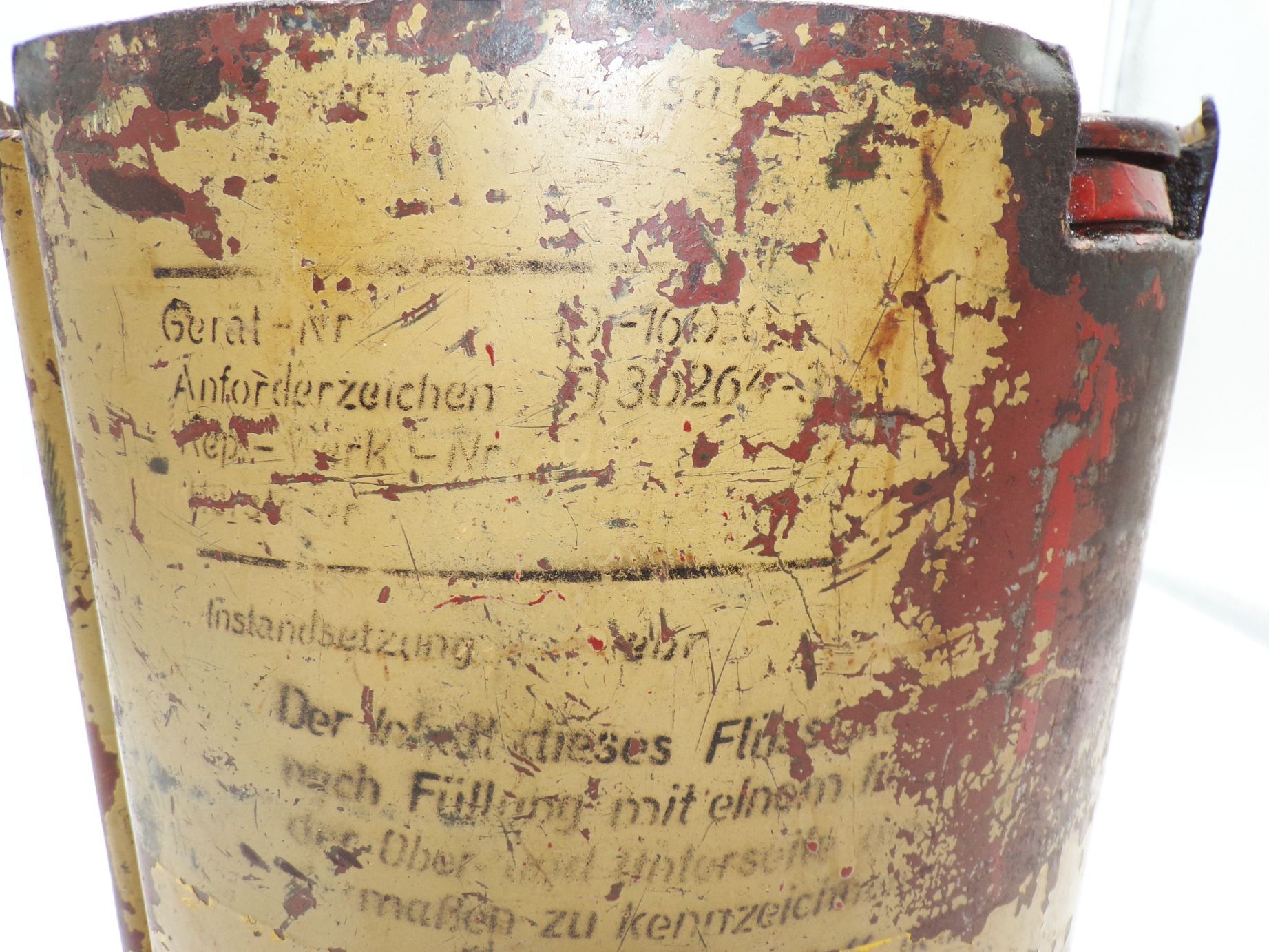 Alter Abwurfbehälter 2 Weltkrieg Kanister WW2 Fallschirmjäger