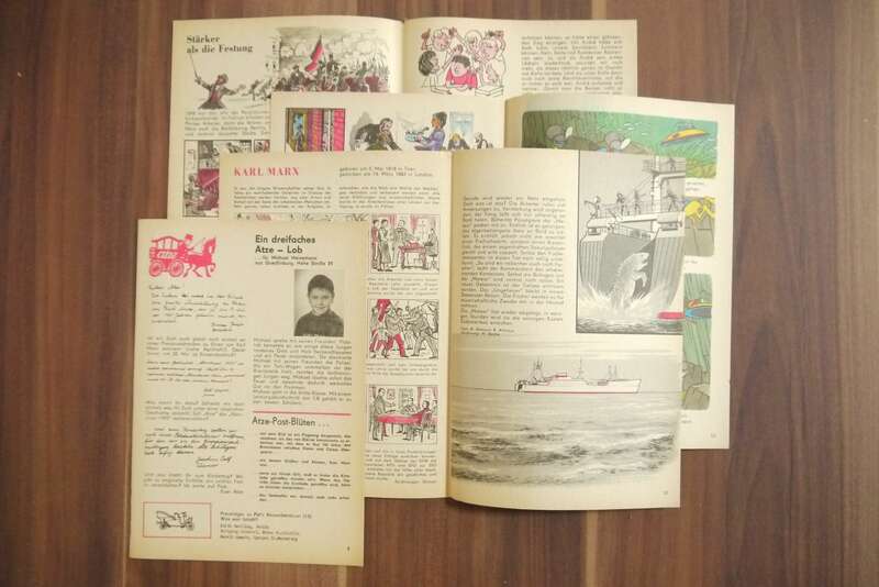 Atze Stärker als die Festung 1968 Heft 5 DDR Kinder Zeitschrift Comic