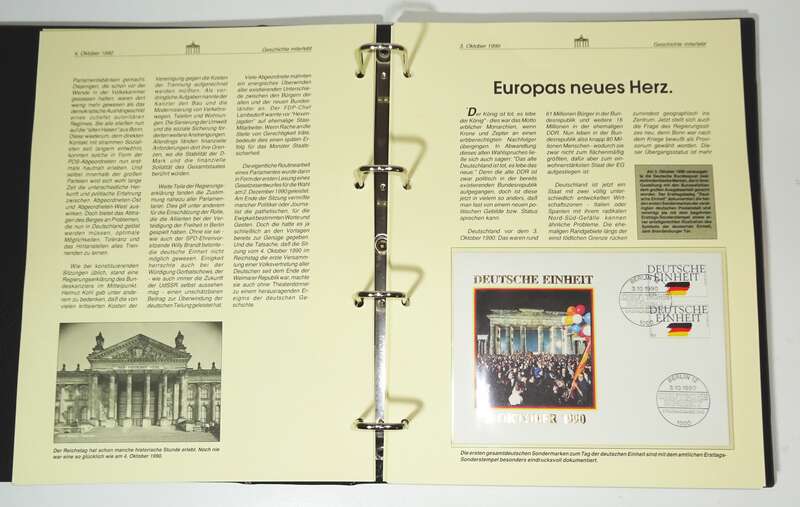 Geschichte miterlebt Briefe Album Schuber 1990