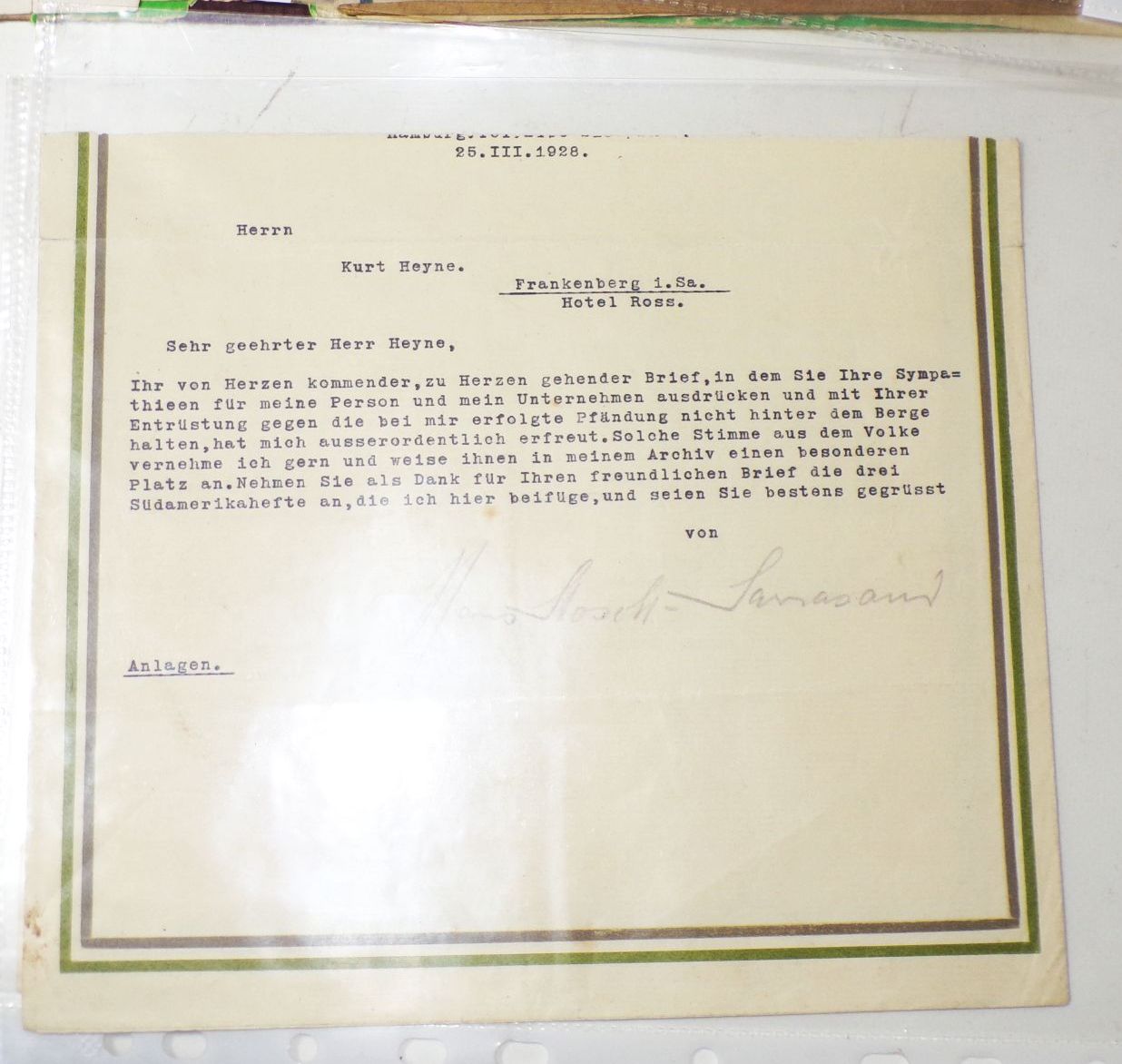 Sarrasani Konvolut Dokumente Briefköpfe Papiere vor 1945 Zirkus Circus