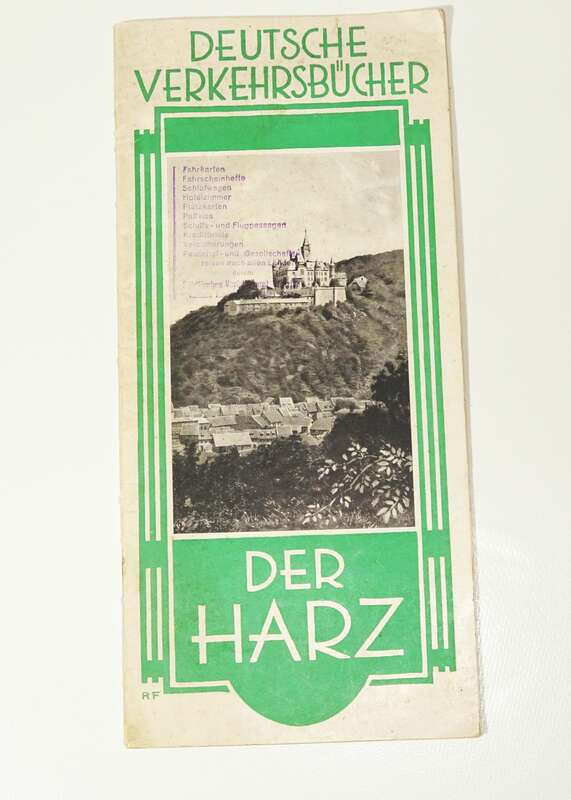 Der Harz Deutsche Verkehrsbücher 1930er Reiseprospekt