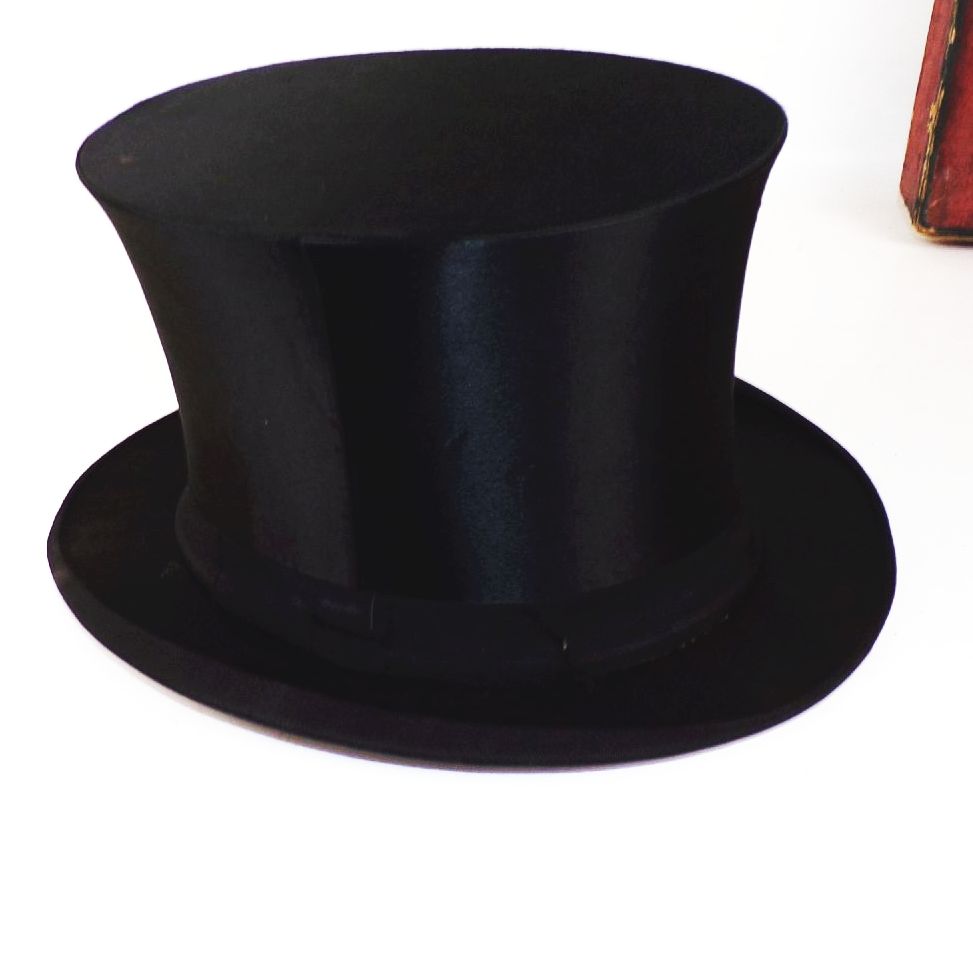 Alter Zylinder Hut Chapeau Claque Bautzen Schachtel Klapphut Größe 53 Alter Zylinder Hut Chapeau Claque Bautzen Schachtel Klapphut Größe 53