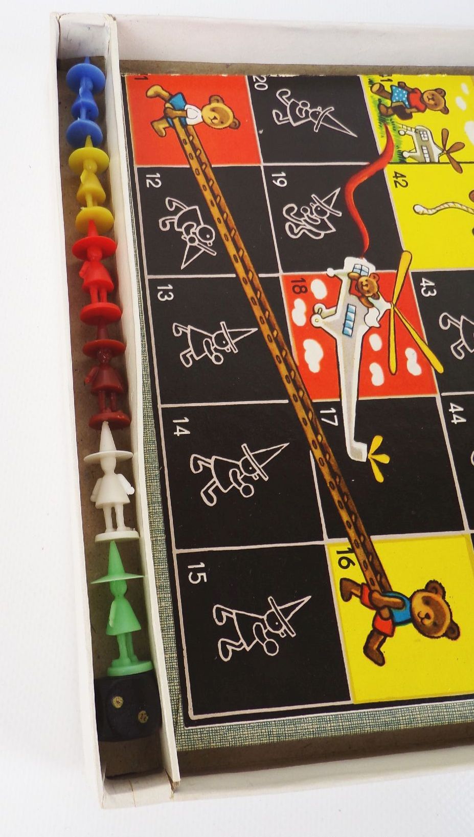 Teddy und Lola Leiterspiel Kurt Brandes Spika DDR 1961 Teddy und Lola Leiterspiel Kurt Brandes Spika DDR 1961