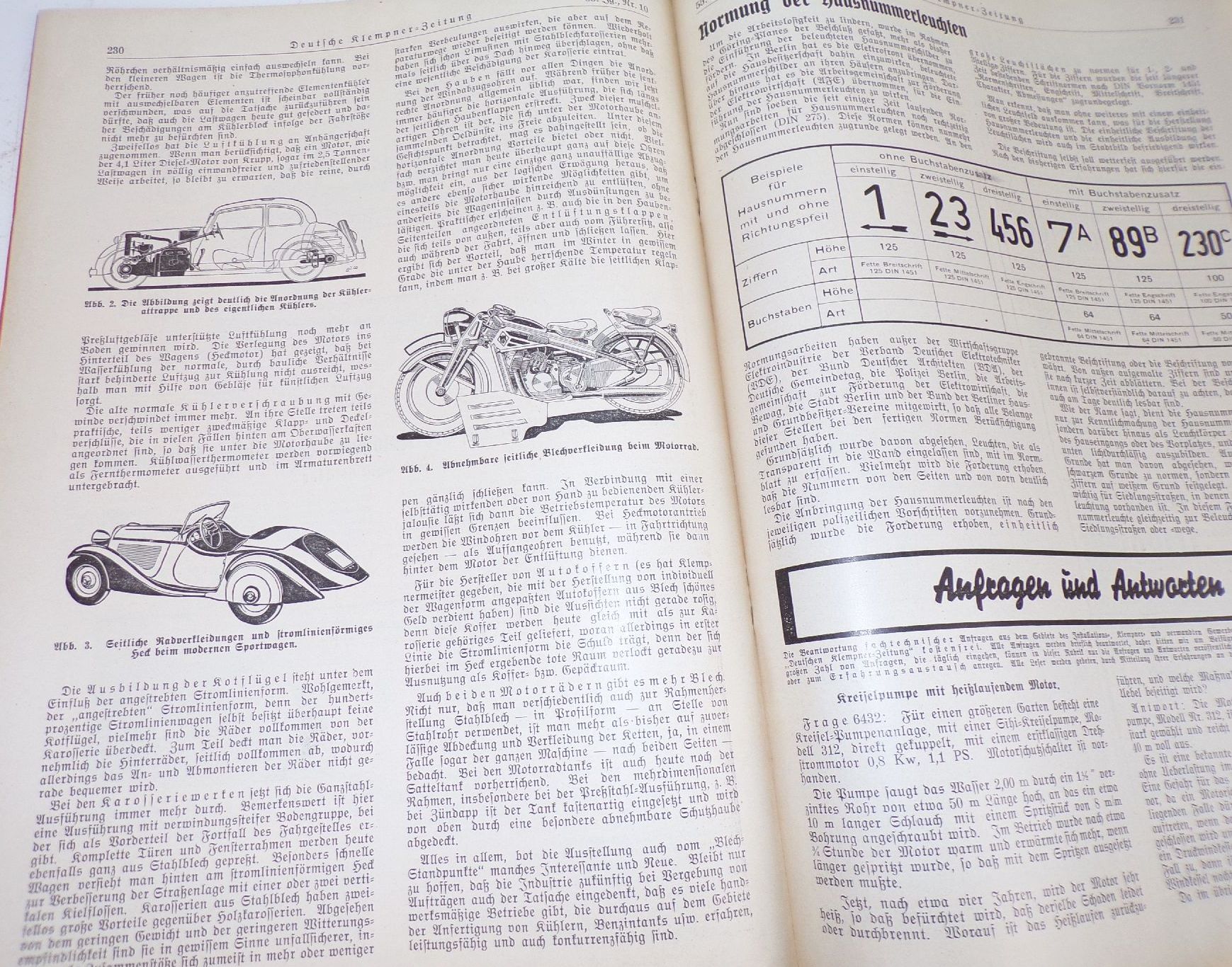 Deutsche Klempner Zeitung Installateur Anzeigen Reklame um 1938