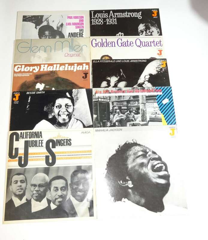 Sammlung Jazz Schallplatten meist Amiga DDR 32 Stück