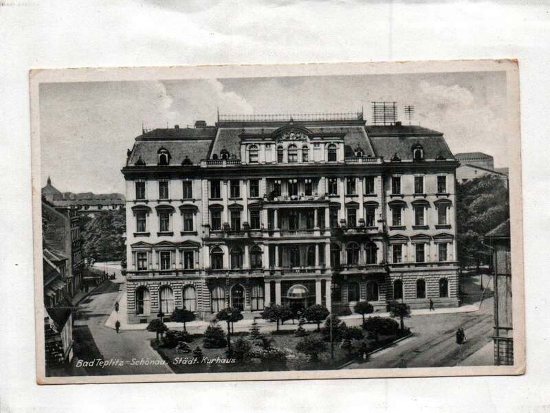 Al Bad Teplitz-Schönau Städt. Kurhaus 1943