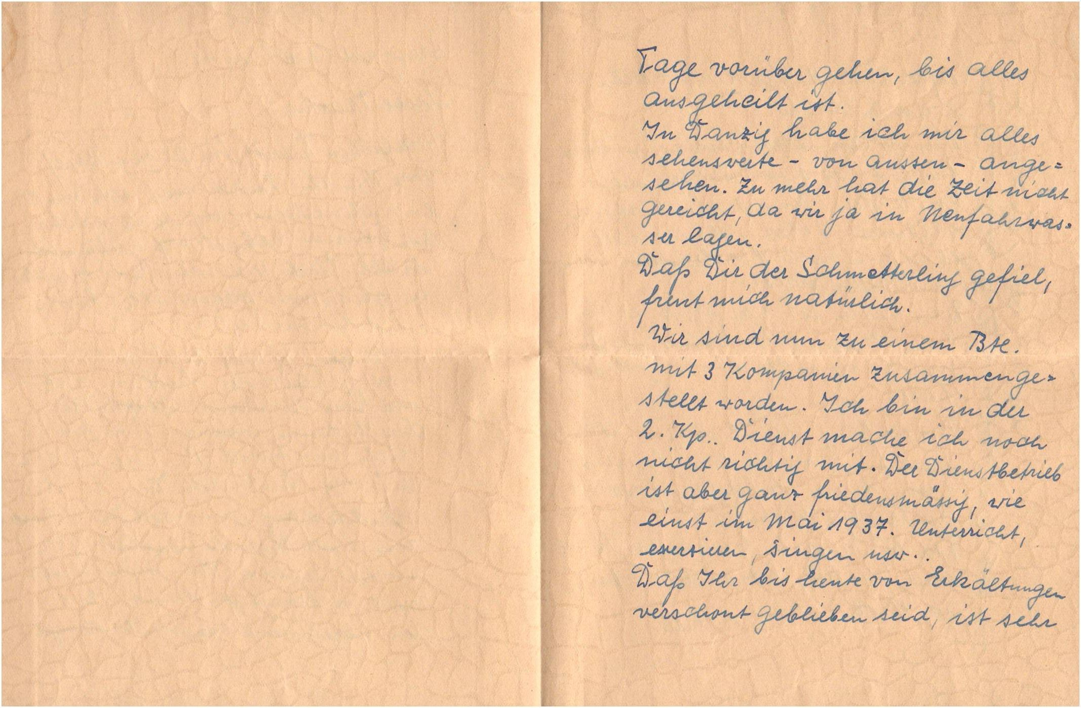 Stalag II D Feldpost Brief 1942 Stargard Pommern mit Inhalt Stempel