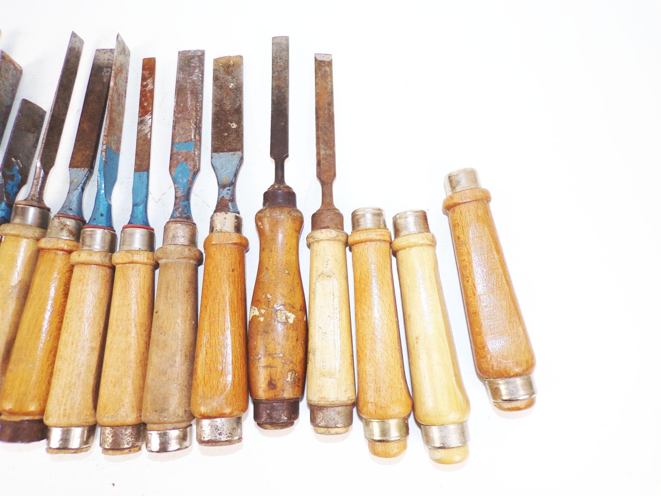 Konvolut alte Stechbeitel Stemmeisen 12 Stück Werkzeug