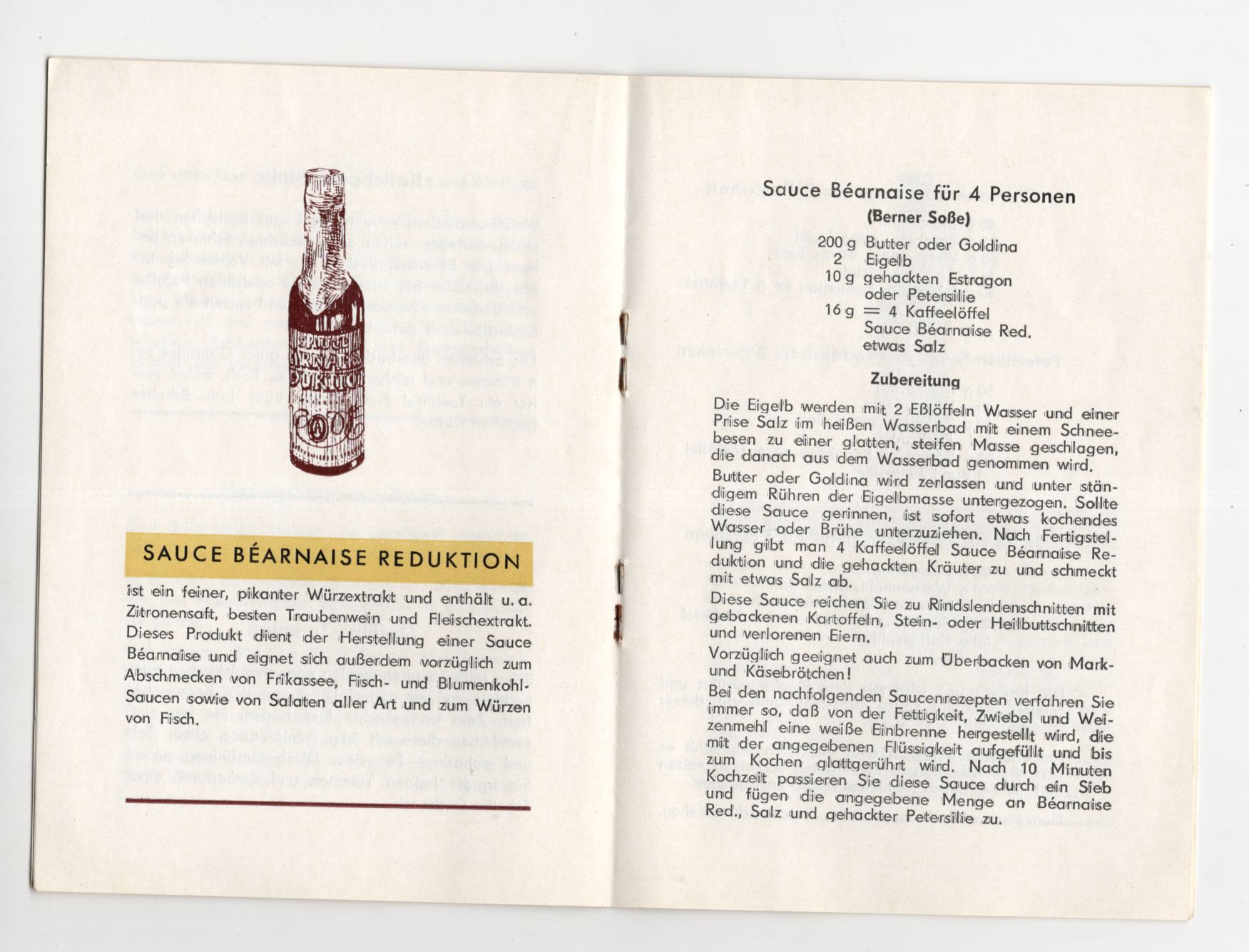 Prospekt VEB Exzellent Dresdner Suppen und Saucen 1968 DDR Reklame