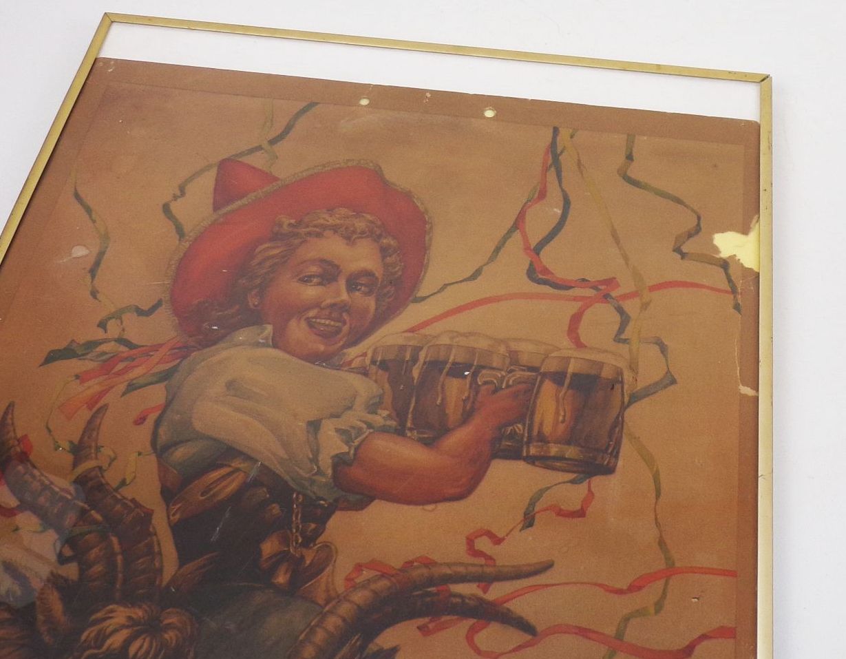 Altes Plakat Nordquell Brauerei Nordhausen Nordquell Bock Bier Reklame