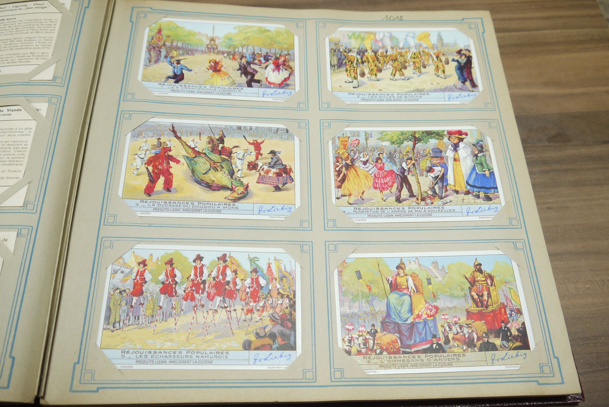 Liebig Chromo Album Sammelbilderalbum ca 52 Seiten 312 Karten Sammelbilder