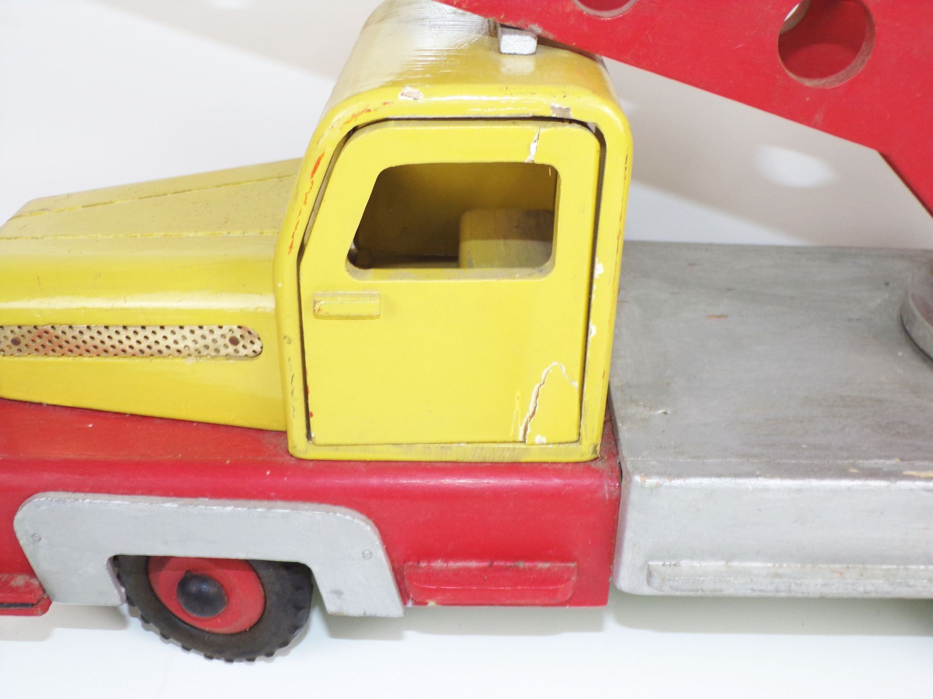 Alter Kranwagen DDR Holz Laster LKW truck um 1960