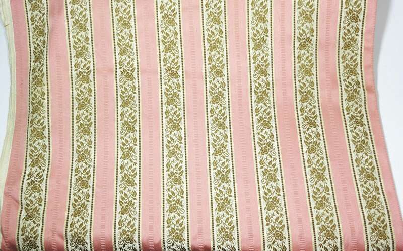 Biedermeier Polsterstoff Bezugsstoff Möbelstoff Rosa Meterware