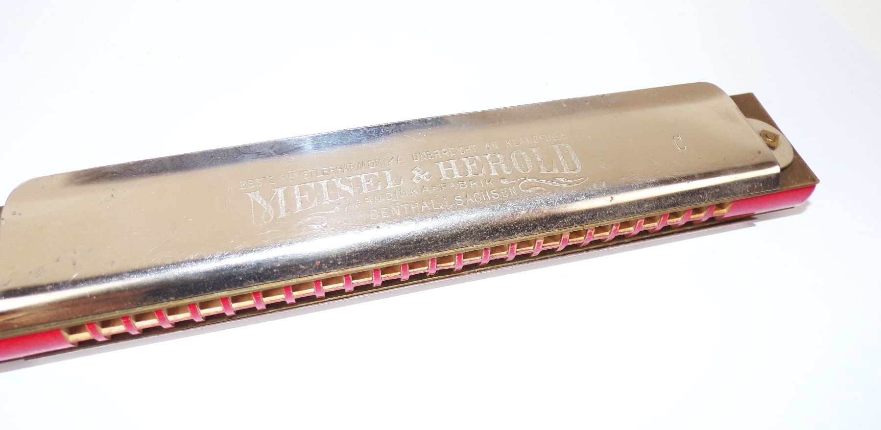 Alte Meinel Herold Klingenthal Mundharmonika 