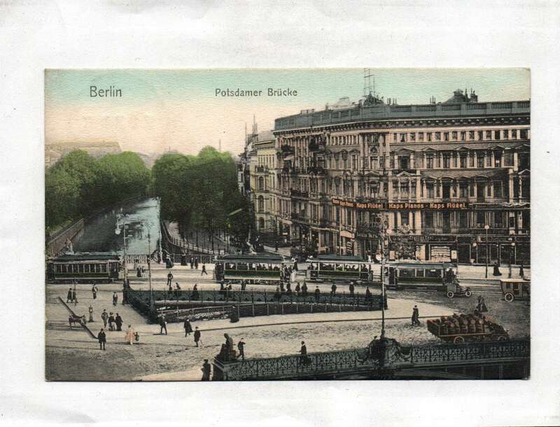 Ak Berlin Potsdamer Brücke 1910