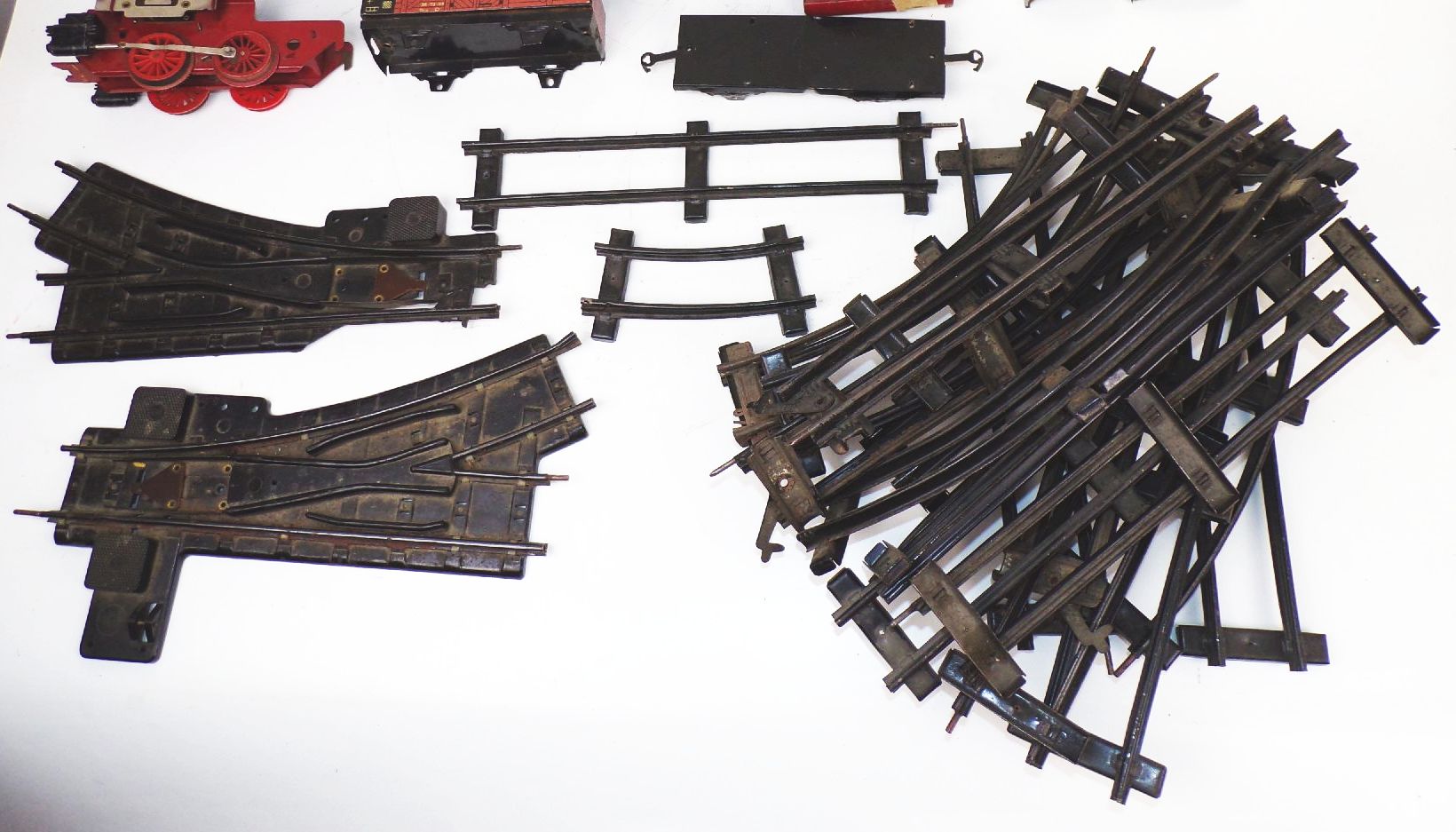 Konvolut Eisenbahn Spur 0 Ersatzteile Bastlerware 